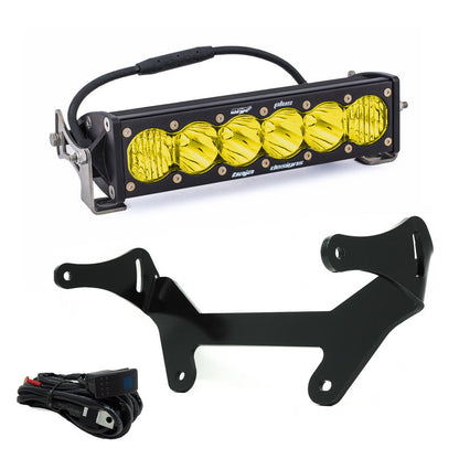 Baja Designs 10 inch OnX6+ Can-Am Maverick X3 Shock Mount Kit - Amber 447120
