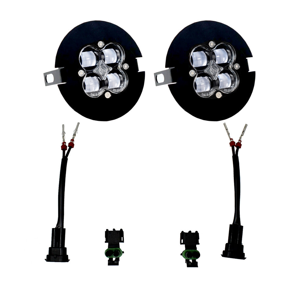 Baja Designs 05-11 Toyota Tacoma/07-13 Toyota Tundra Clear SAE Fog Pocket Light Kit 447702