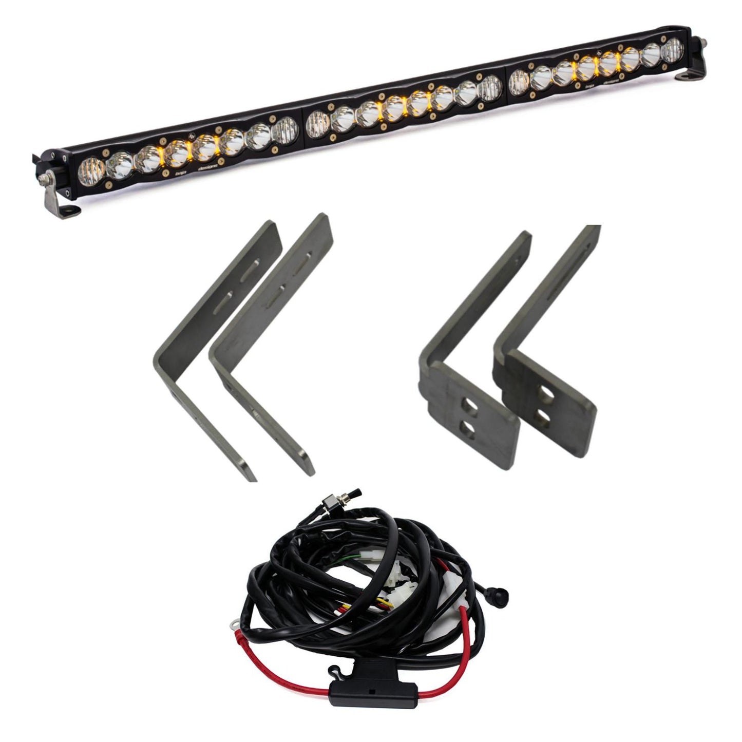 Baja Designs 11-16 Ford Super Duty S8 Series 30in Grille LED Light Bar Kit 447792