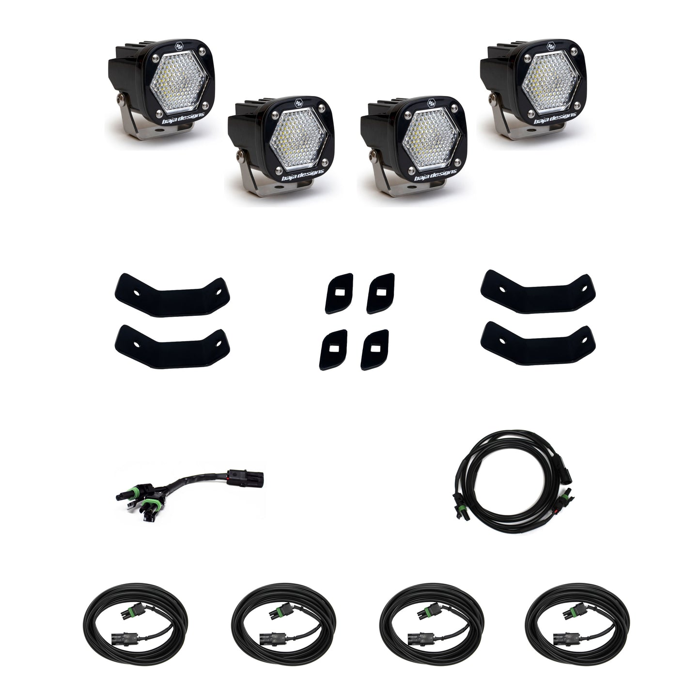 Baja Designs 2019+ Mercedes Sprinter Van S1 Roof Rack Rail Kit 447862