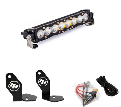 Baja Designs 22-23 Polaris RZR Pro R S8 10in Hood Mount Kit - Clear 448101
