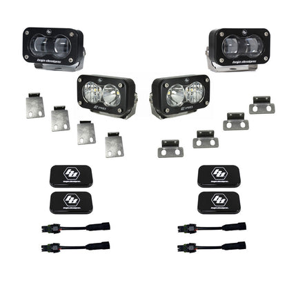 Baja Designs 21+ Ford Raptor S2 SAE Pro Fog Pocket Light Kit 448182