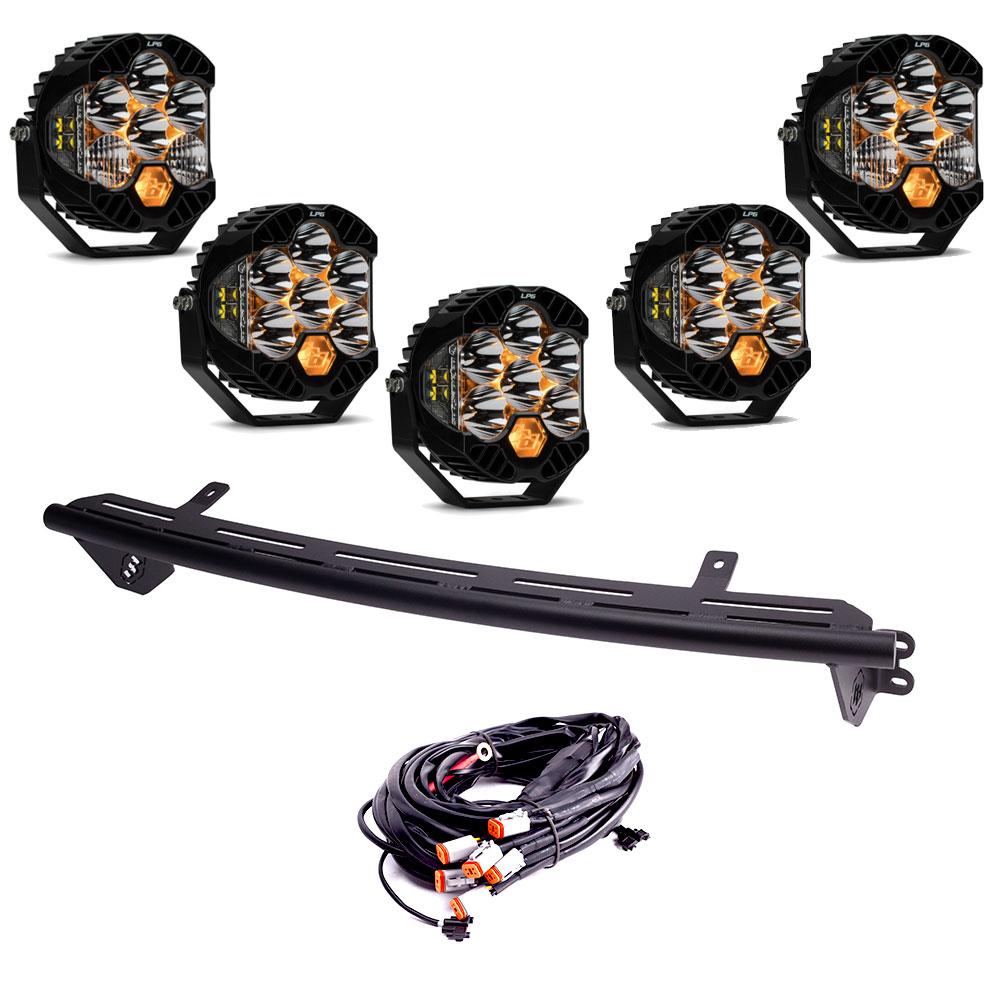 Baja Designs 23+ Ford Super Duty LP6 Bull Bar Light Kit w/ Upfitter 448233UP