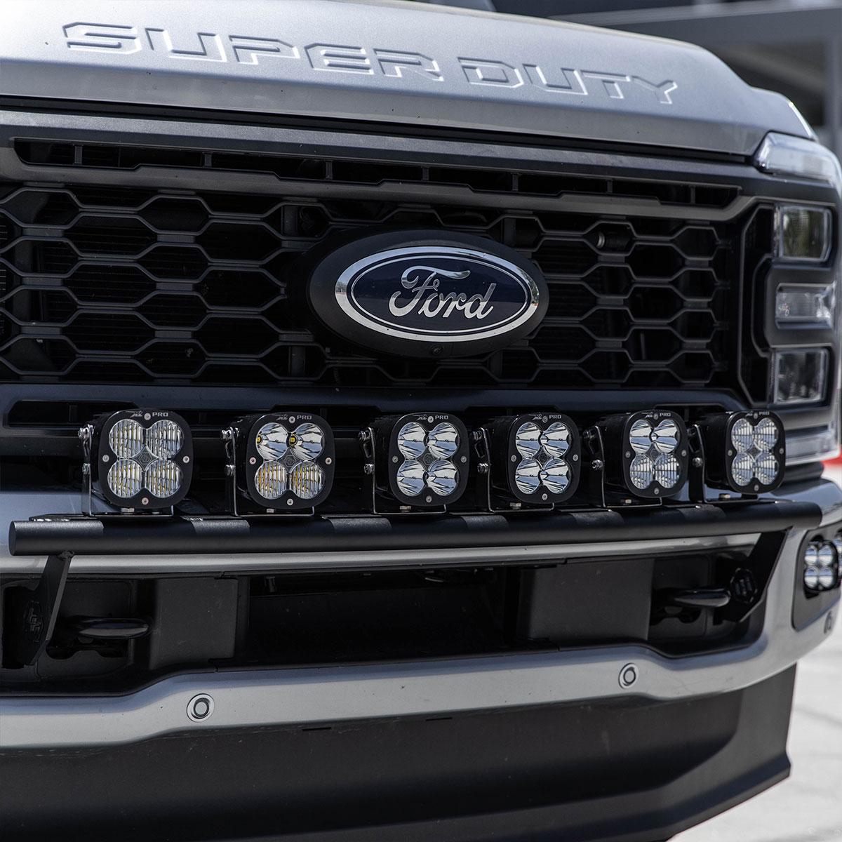 Baja Designs 23+ Ford Super Duty XL Pro Bull Bar Light Kit w/ Upfitter 448236UP