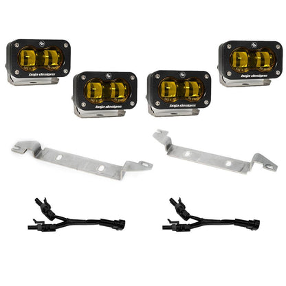 Baja Designs Baja Design 2024+ Toyota S2 SAE OEM Fog Light Replacement Kit - Amber 448240