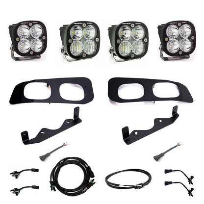 Baja Designs 2023+ Ford F-250/350 Super Duty Squadron Sport Dual Fog Pocket Light Kit w/ Upfitter 448257UP