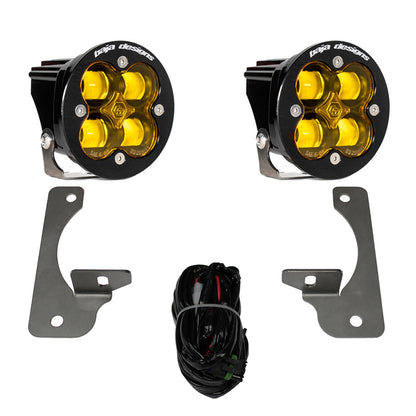 Baja Designs 10 - 18 Jeep JK Rubicon Squadron R SAE Light Kit - Amber 587525