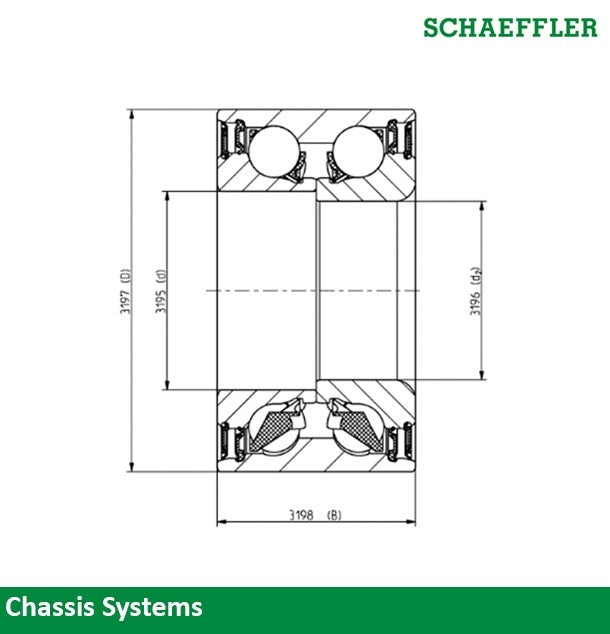 FAG US Wheel Bearing 101528