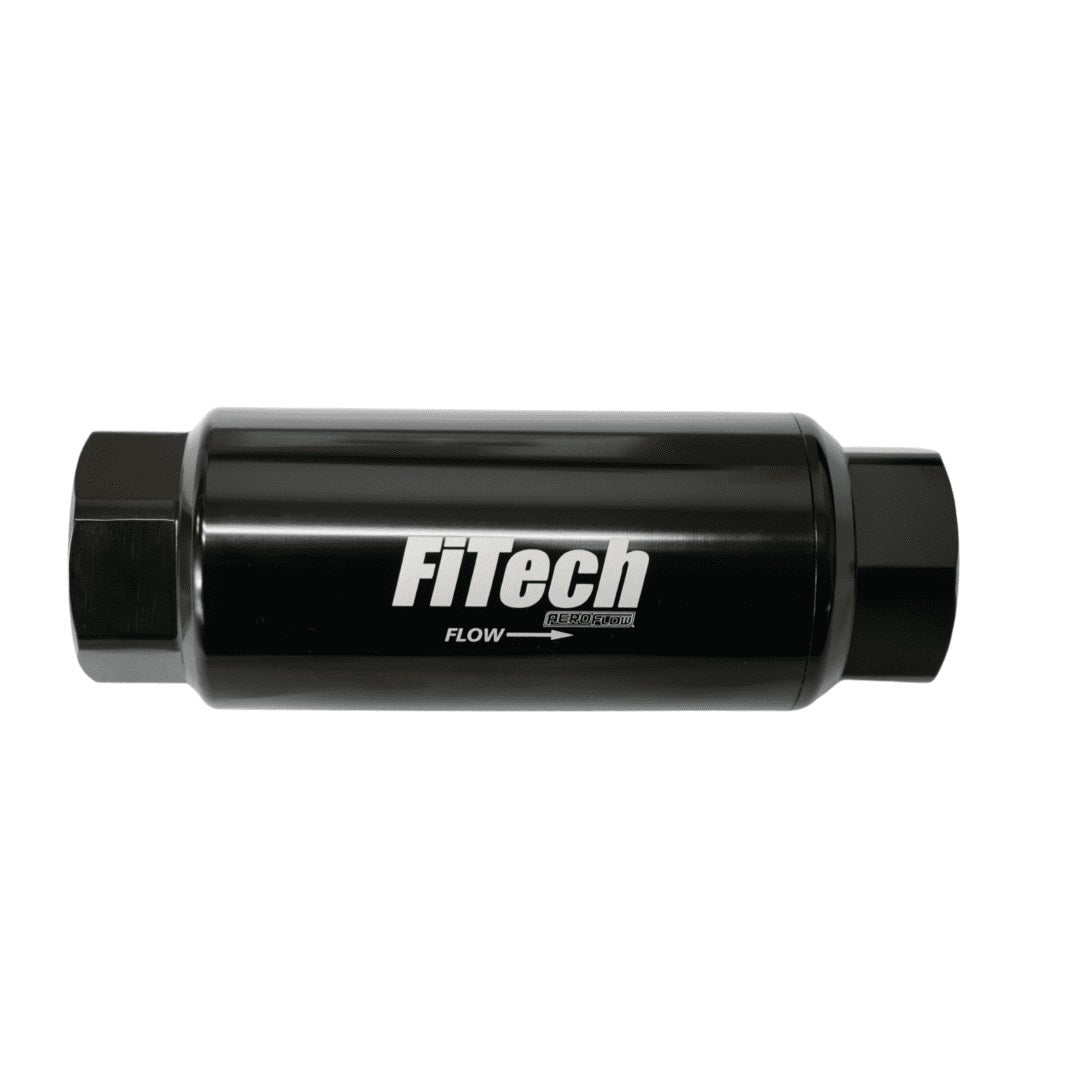 FiTech Fuel Injection Go Fuel 10 Micron Fuel Filter w/8an ORB Ports Fuel Pumps, Regulators and Components Fuel Filters and Components main image