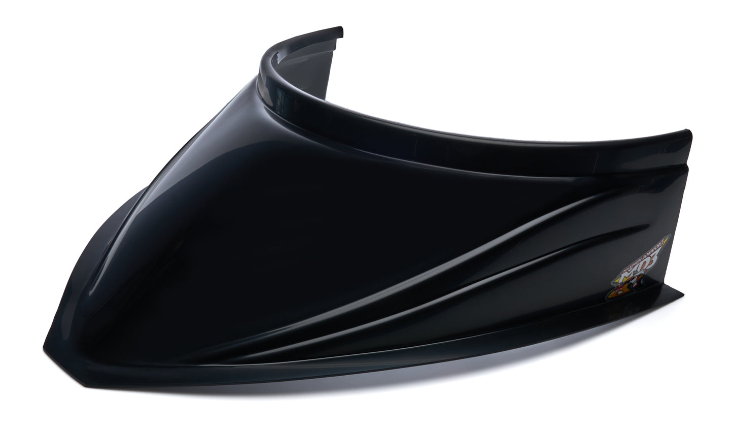 FIVESTAR Hood Scoop 5in Tall 18in Wide Curved Black Exterior Components Body Panels and Components main image