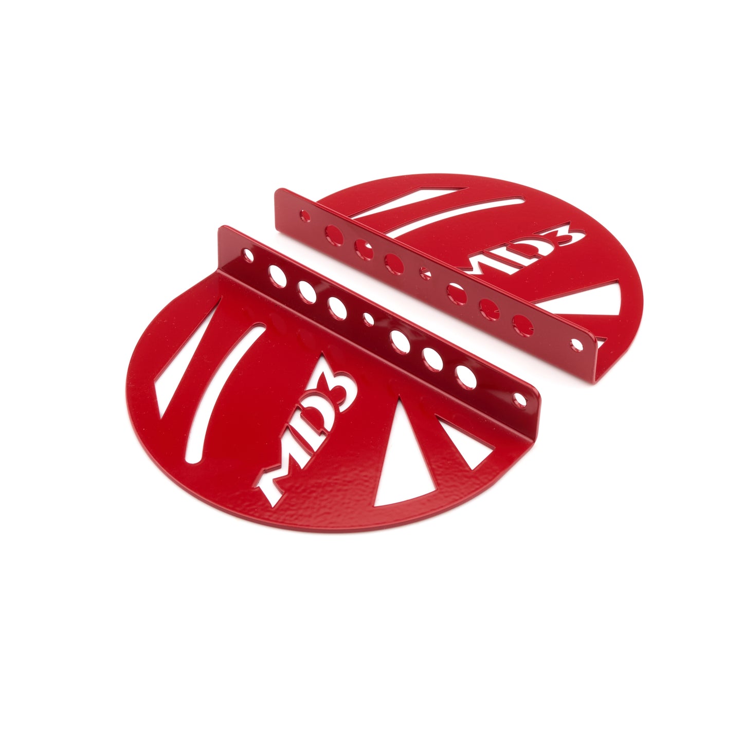 FIVESTAR Spoiler End Plate MD3 Red (Pair) Exterior Components Body Panels and Components main image