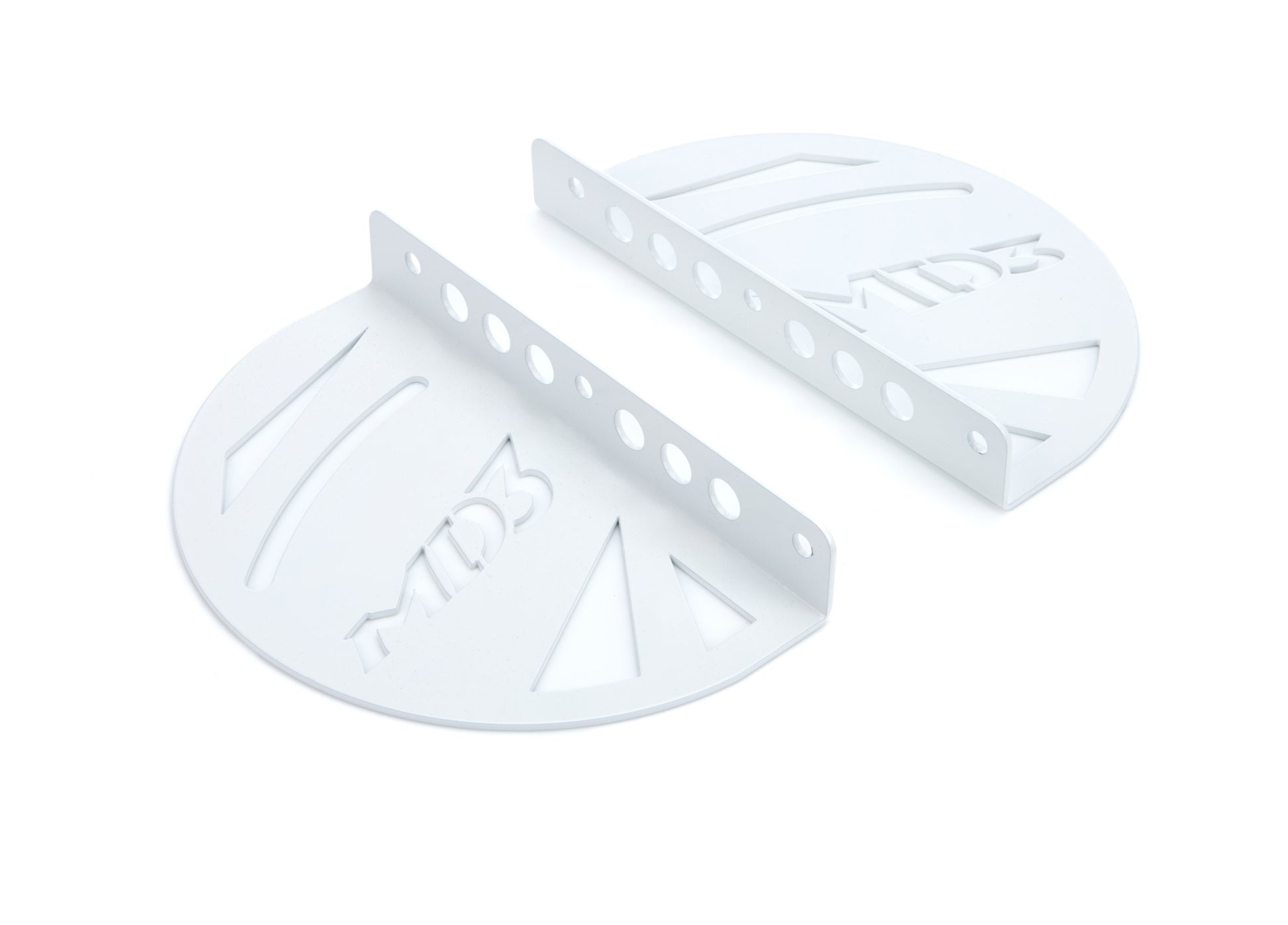 Fivestar Spoiler End Plates MD3 White  (Pair) Body Panels and Components Wing and Spoilers and Components main image