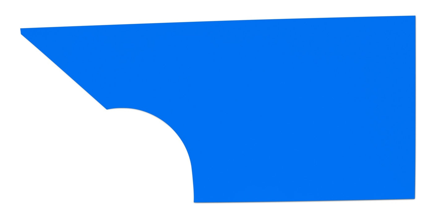 Fivestar Qtr Panel High Impact Plastic Blue Left Body Panels and Components Quarter Panels main image