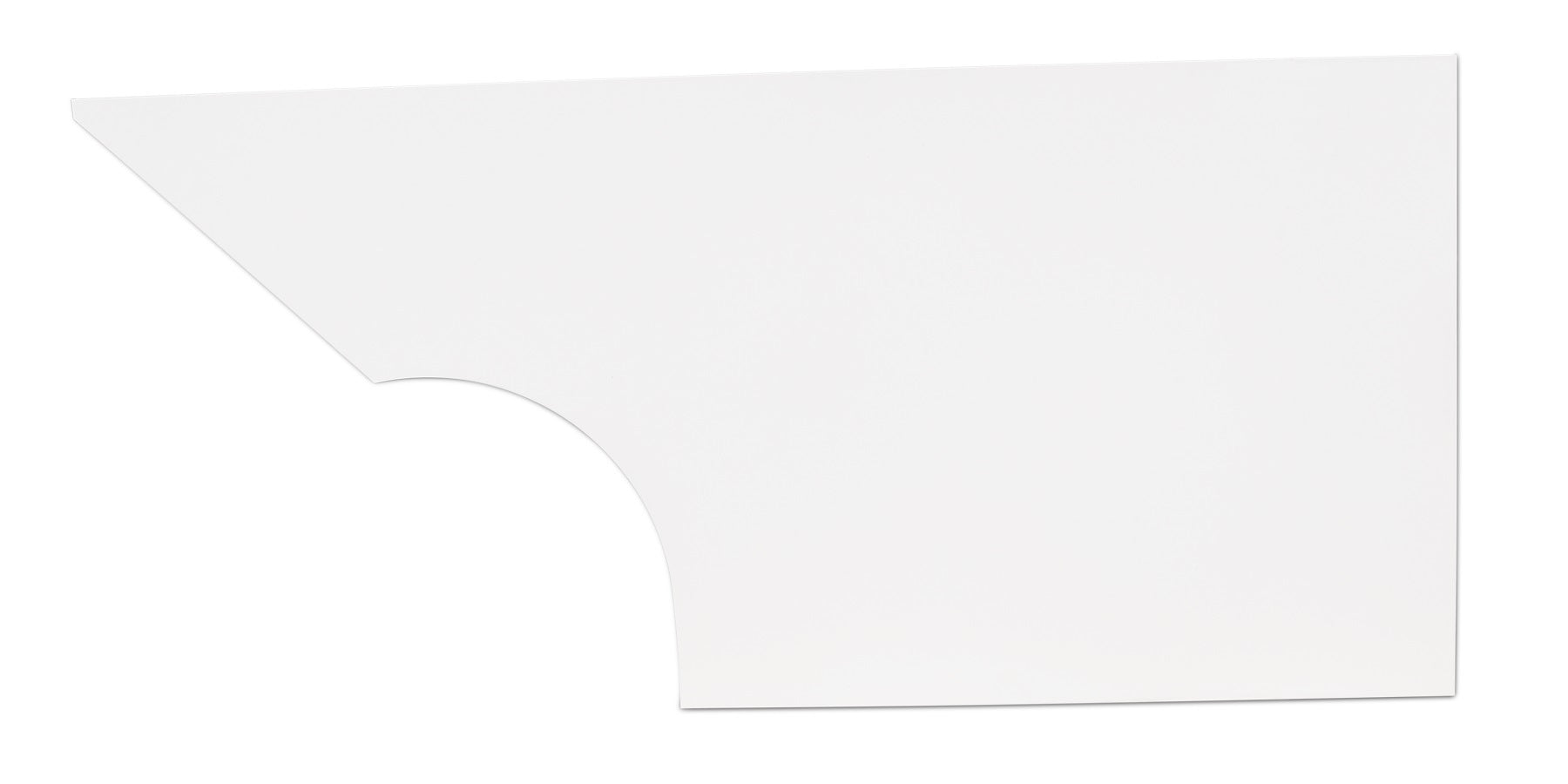 Fivestar Qtr Panel High Impact Plastic White Left Body Panels and Components Quarter Panels main image