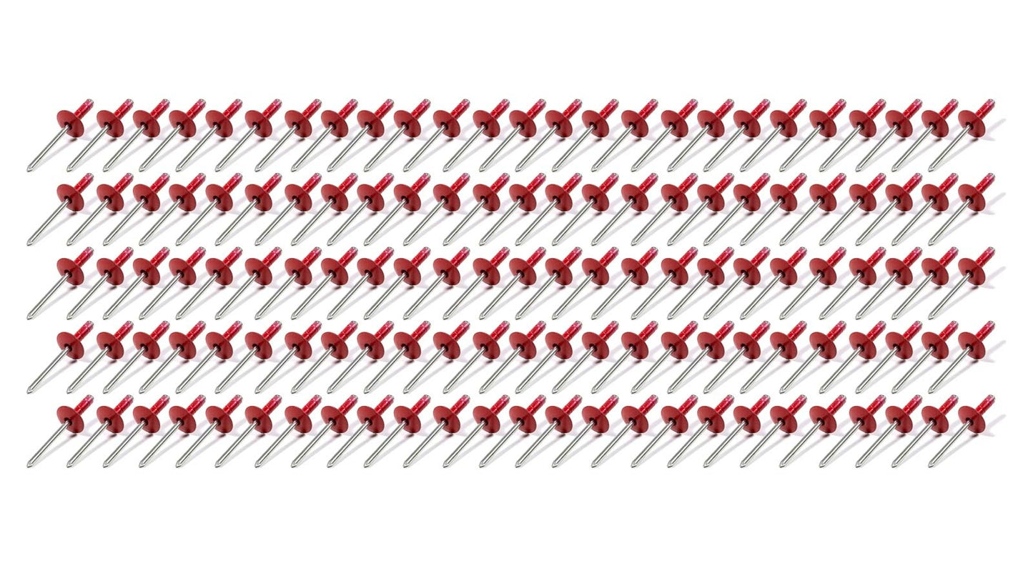 Fivestar Lrg Hd Rivet Red Multi-Grip 100pk Bulk Fasteners Rivets main image