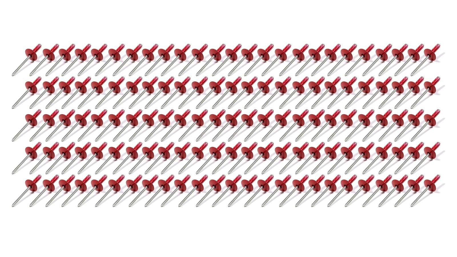 Fivestar Lrg Hd Rivet Red Multi-Grip 100pk Bulk Fasteners Rivets main image