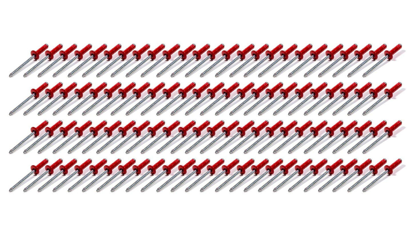 Fivestar Sml Hd Rivet Red Multi-Grip 100pk Bulk Fasteners Rivets main image