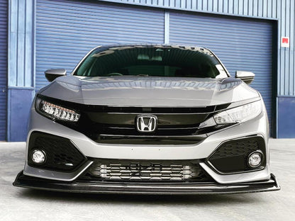 EXCEED JAPAN Front Under Spoiler - Lip (FRP) - Honda Civic Hatchback (FK7) 2017-2021