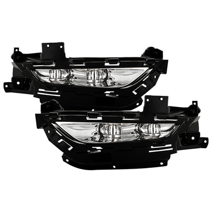 Spyder Chrysler 200 2015-2016 OEM Style Full LED Fog Lights W/Universal Switch- Clear 5086945