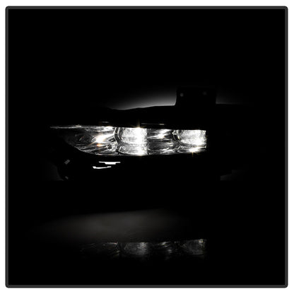Spyder Chrysler 200 2015-2016 OEM Style Full LED Fog Lights W/Universal Switch- Clear 5086945