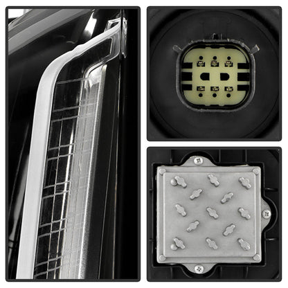 SPYDER xTune 21-24 Cadillac Escalade Front Full LED w/DRL - OE Left (FL-CAES21-LED-DRL-L) 9960390