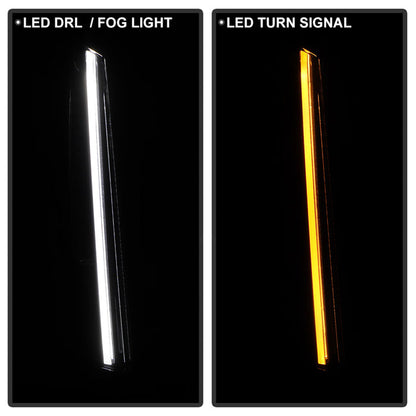 SPYDER xTune 21-24 Cadillac Escalade Front Full LED w/DRL - OE Right (FL-CAES21-LED-DRL-R) 9960406