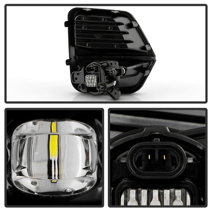 SPYDER 23-25 Chevy Colorado OEM Style LED Fog Lights w/ Switch (FL-CCOL2023-LED-C) 9053986