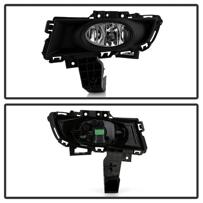 Spyder Mazda 3 07-08 4Dr OEM Fog Lights (Wont Fit Sports/Gt Or Htchback)w/swch Clear FL-CL-MAZ307-C 5020765