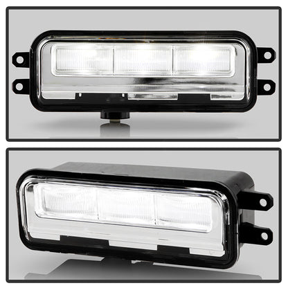SPYDER 22-24 Toyota Tundra OEM Full LED Fog Lights w/Switch - Clear (FL-CL-TTU2022-LED-C) 9051029