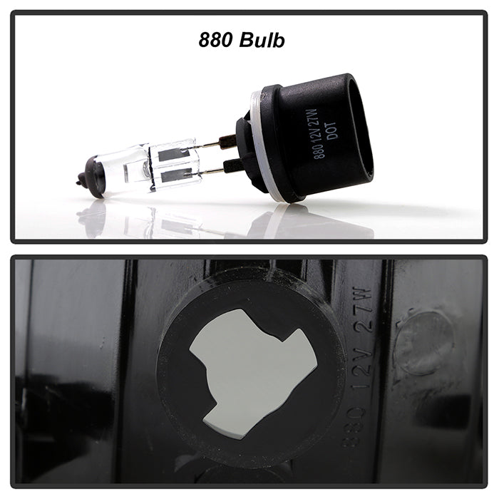 Spyder Chevy Silverado 07-13/Avalanche/Suburban OEM Fog Lights wo/switch Smoke FL-CSIL07-SM 5043245