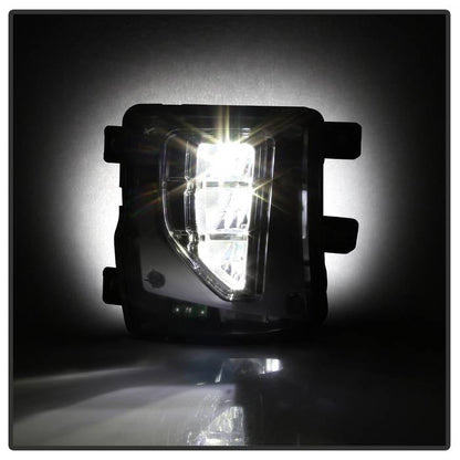 Spyder 16-18 Chevy Silverado 1500 OEM Style Full LED Fog Light w/Switch - Clear (FL-CSIL16-LED-C) 9043215