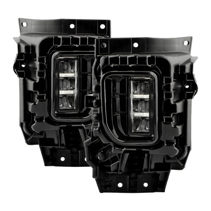 SPYDER 2024+ Chevy Silverado 2500HD/3500HD OEM Style Full LED Fog Light w/Universal Switch 9054013