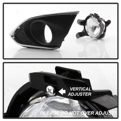 Spyder Chevy Spark 2013-2015 OEM Fog Light W/Universal Switch- Clear FL-CSPA2013-C 5080288
