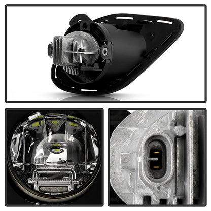 SPYDER 15-19 Dodge Charger SRT OEM Full LED Fog Lights w/ Universal Switch (FL-DCH15-SRT-C) 9051036