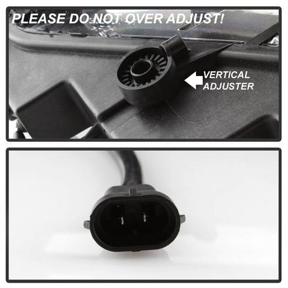 Spyder Dodge Charger 2015-2016 OEM LED Fog Lights W/Universal Switch- Clear FL-DCH2015-LED-C 5082985