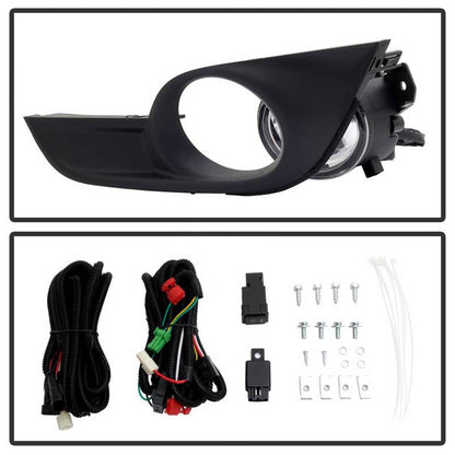 Spyder Nissan Altima 2013-2015 Sedan Daytime DRL LED Running Fog Lights w/Switch Clear FL-DRL-NA13-C 9031649