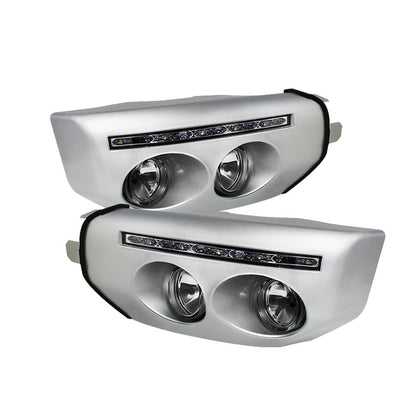 Spyder Toyota FJ Cruiser 07-14 Fog Lights W LED Daytime Running Lights w/swch- Clear FL-DRL-TFJ07-C 5070555
