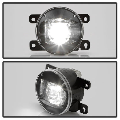 SPYDER 21-23 Ford Bronco Base OEM Full LED Fog Lights - w/ Switch (FL-FB2021-LED-C) 9052644