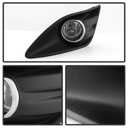 Spyder Ford C-Max 2013-2015 OEM Fog Light W/Universal Switch- Clear FL-FCMAX2013-C 5080332