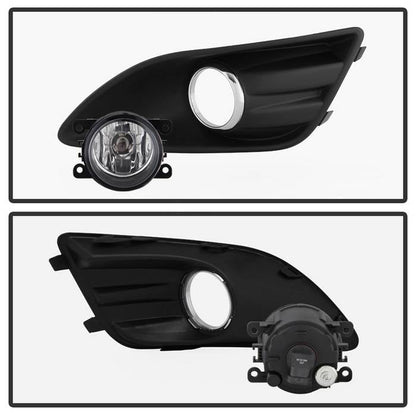 Spyder Ford C-Max 2013-2015 OEM Fog Light W/Universal Switch- Clear FL-FCMAX2013-C 5080332