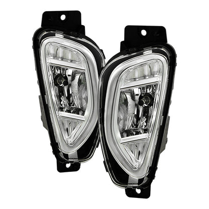 SPYDER 20-22 Ford Escape OEM Fog Lights w/ Switch - Clear (FL-FESC2020-C) 9052637