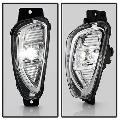 SPYDER 20-22 Ford Escape OEM Style LED Fog Lights w/Switch - Clear (FL-FESC20-LED-C) 9051074