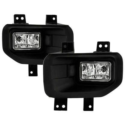 Spyder 15-17 Ford F150 OEM Fog Lights w/Switch & Cover - Clear (FL-FF15015-C) 5085016