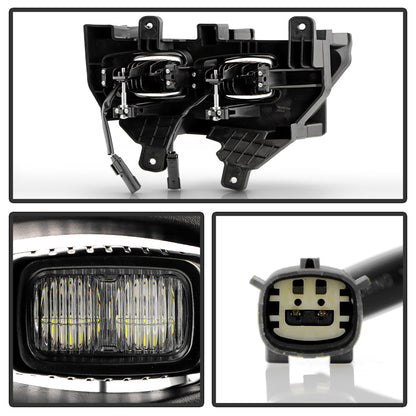 SPYDER 21-24 Ford F150 Raptor OEM Style LED Fog Lights w/ Switch 9054068