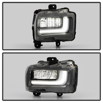 SPYDER Ford F150 24-26 OEM Style Full Led Fog Lights (W/ DRL) - Set FL-FF15024-LED-C 9055478
