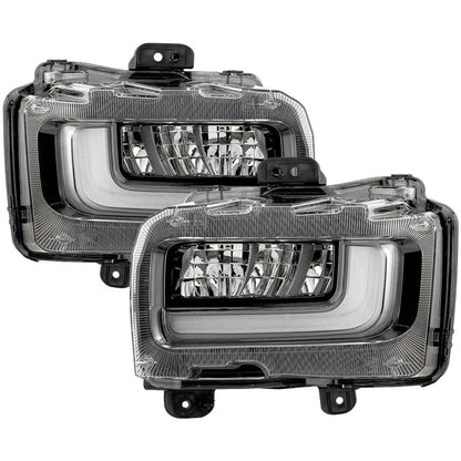 SPYDER Ford F150 24-26 OEM Style Full Led Fog Lights (W/ DRL) - Set FL-FF15024-LED-C 9055478