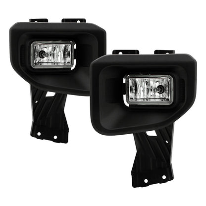 SPYDER 20-22 Ford F250/F350 SD OEM Style LED Fog Lights w/Switch - Clear (FL-FF25020-C) 9051128