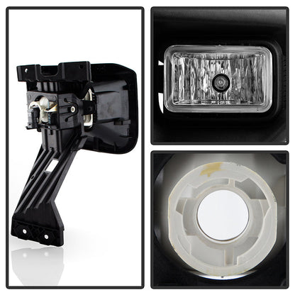 SPYDER 20-22 Ford F250/F350 SD OEM Style LED Fog Lights w/Switch - Clear (FL-FF25020-C) 9051128