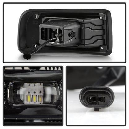 SPYDER Ford Maverick 22-25 OEM Style Full Led Fog Lights W/ Switch- Set 9055485