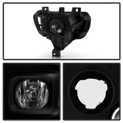 SPYDER 19-23 Ford Ranger Halogen OEM Fog Lights w/Switch - Clear (FL-FR19-C) 9051159